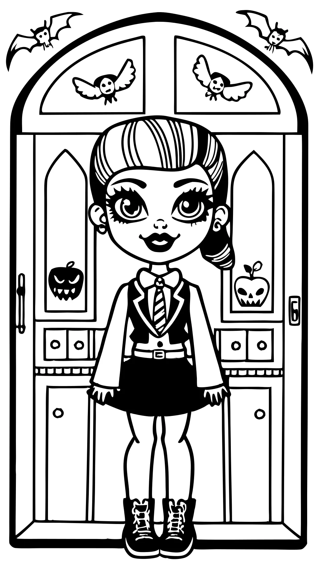 coloring page monster high